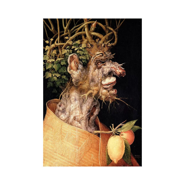 Happy Larry Winter 1563 By Giuseppe Arcimboldo Wrapped Canvas